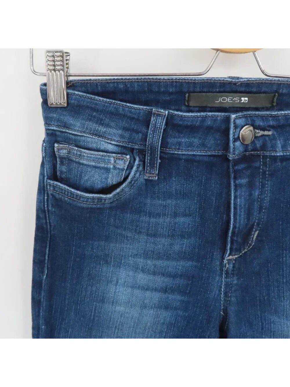 Joes Jeans Women 26 The Skinny April Dark Blue Wash Denim Jeans Cotton Blend - Picture 3 of 11